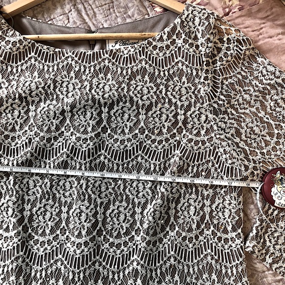 J Howard Lace Mini Shift Dress - Picture 7 of 10